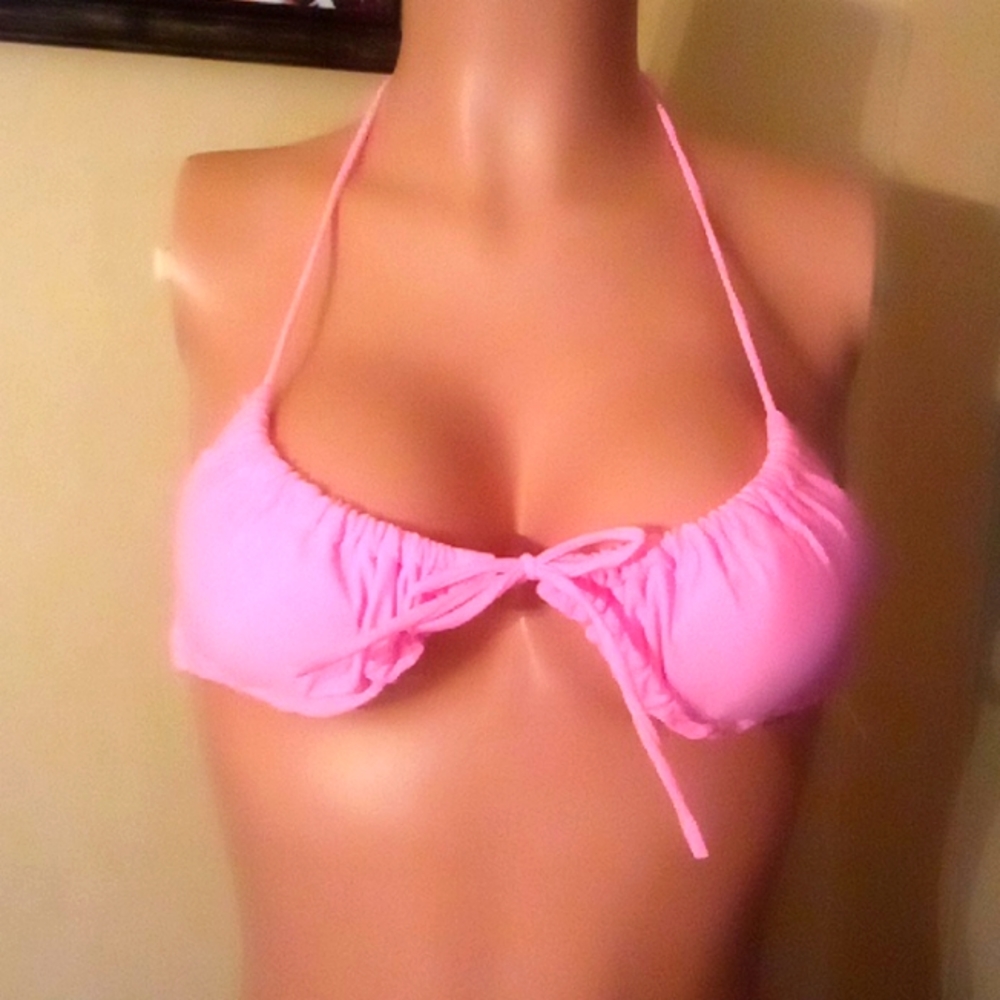 Pink Strap bikini top